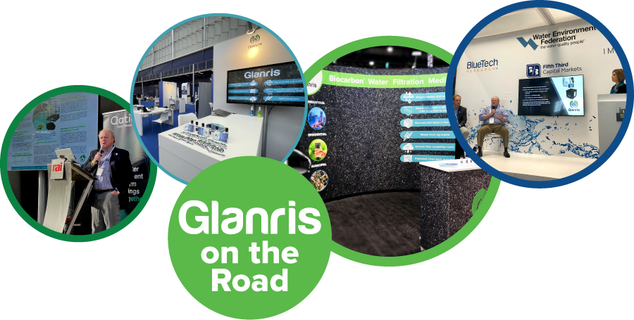 Glanris on the Road from Aquatech in Amsterdam to WEFTEC in Chicago 